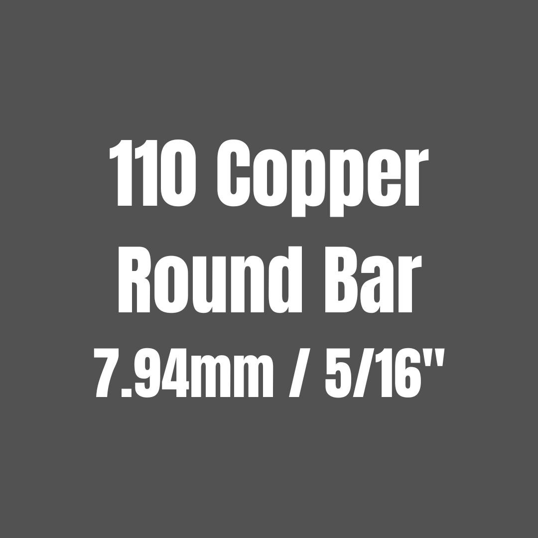 Copper 110 Round Bar 7.94mm