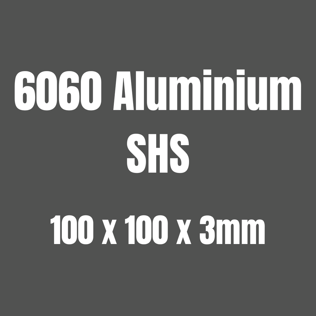 Aluminium 6060 SHS 100x100x3mm