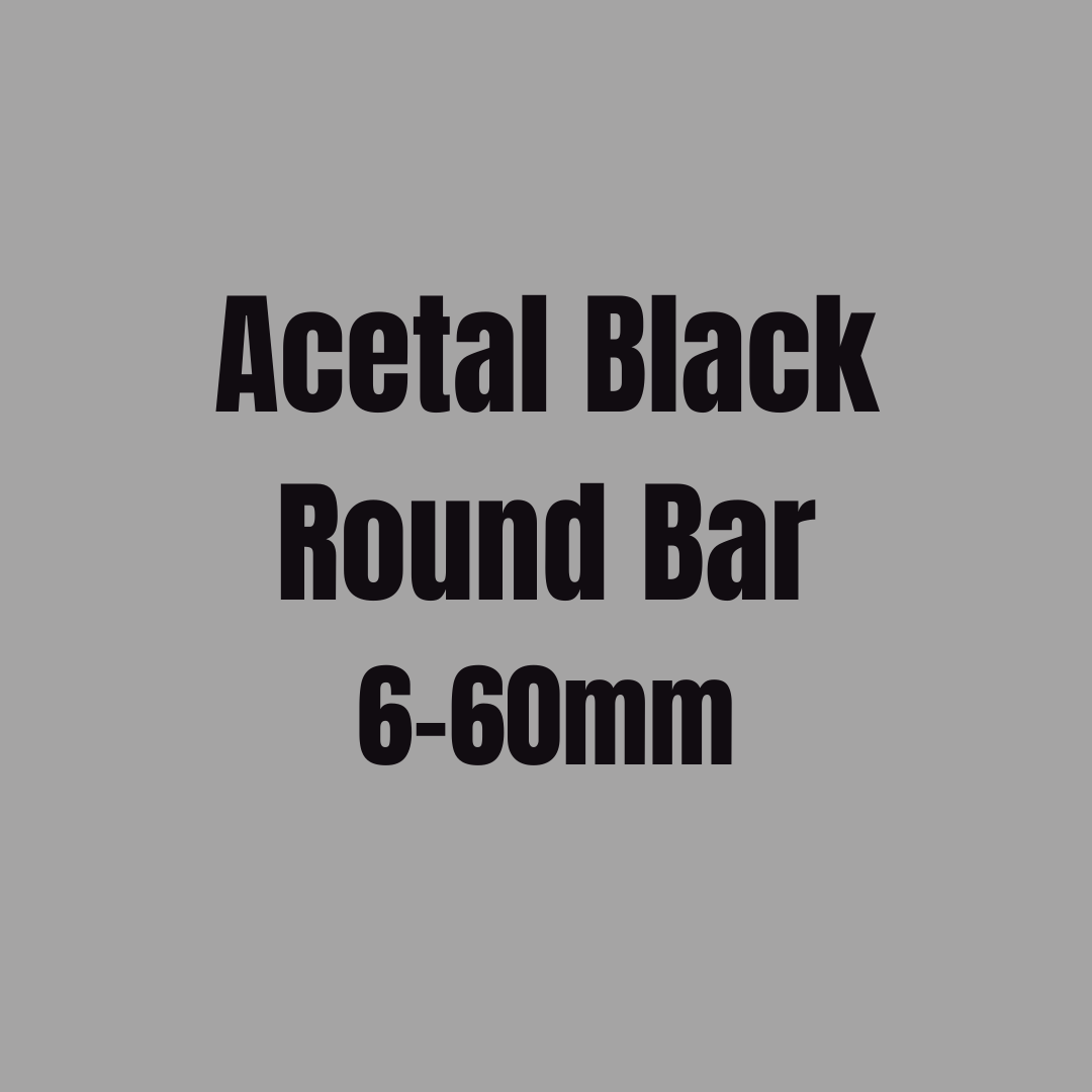 Acetal Black Round Bar up to 60mm