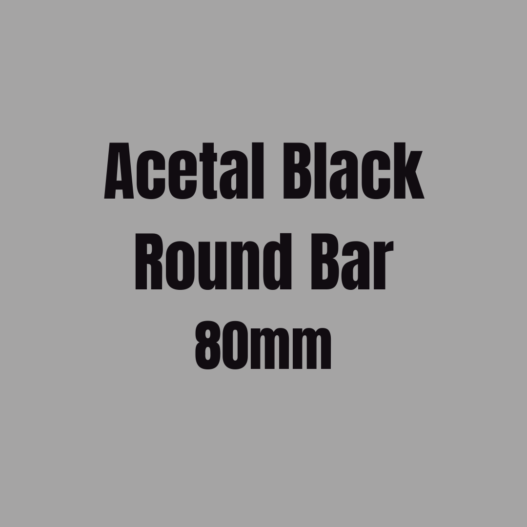 Acetal Black Round Bar 80mm