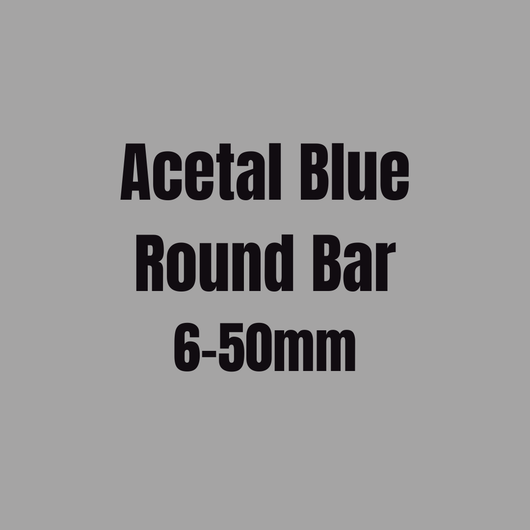 Acetal Blue Round Bar up to 50mm