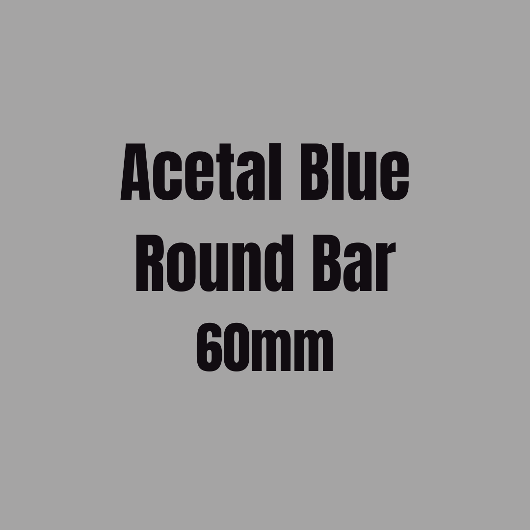 Acetal Blue Round Bar 60mm