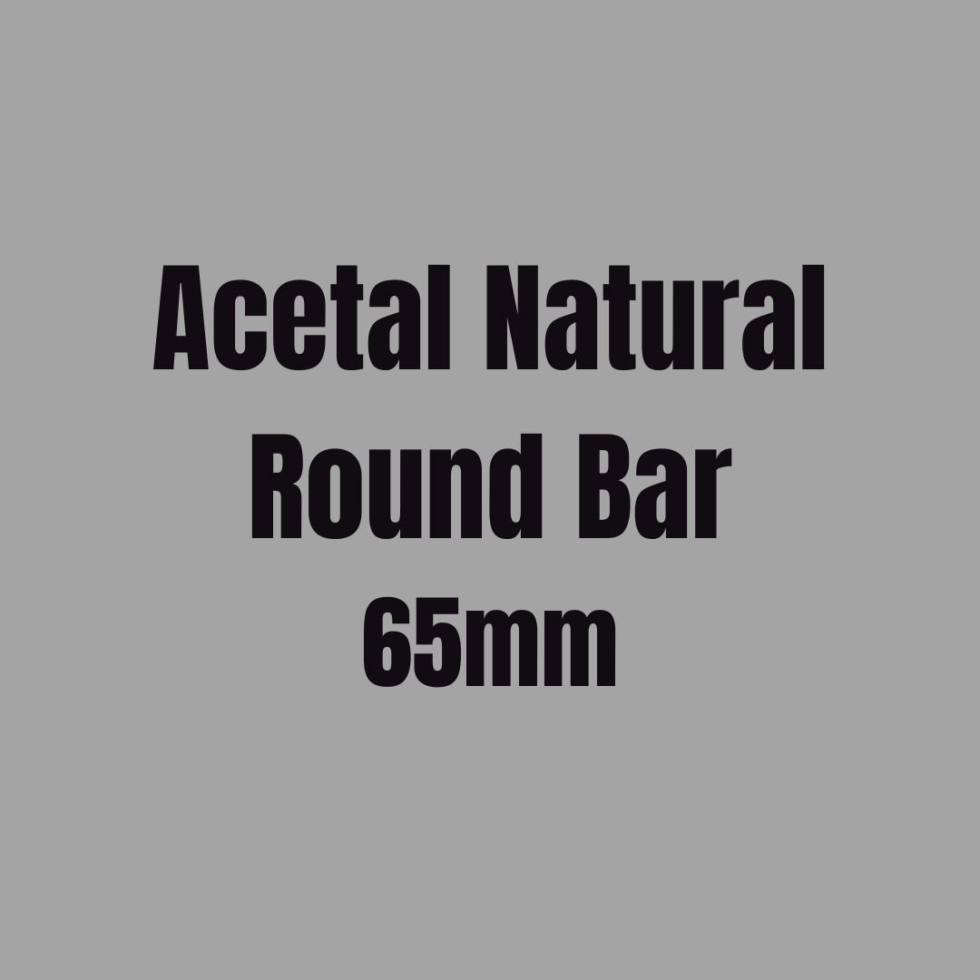 Acetal Natural Round Bar 65mm