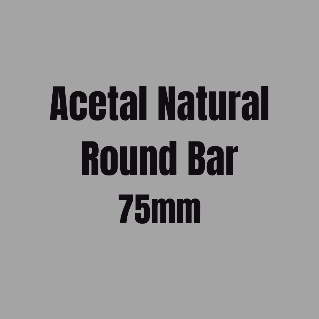 Acetal Natural Round Bar 75mm