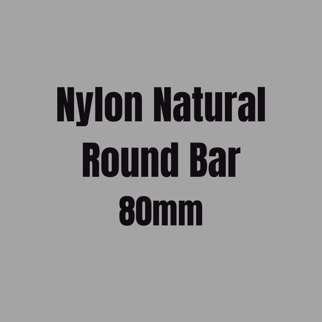 Nylon Natural Round Bar 80mm