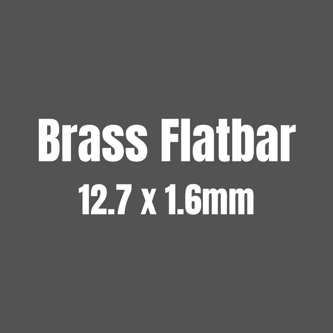 Brass 385 Flat Bar 12.7 x 1.6mm