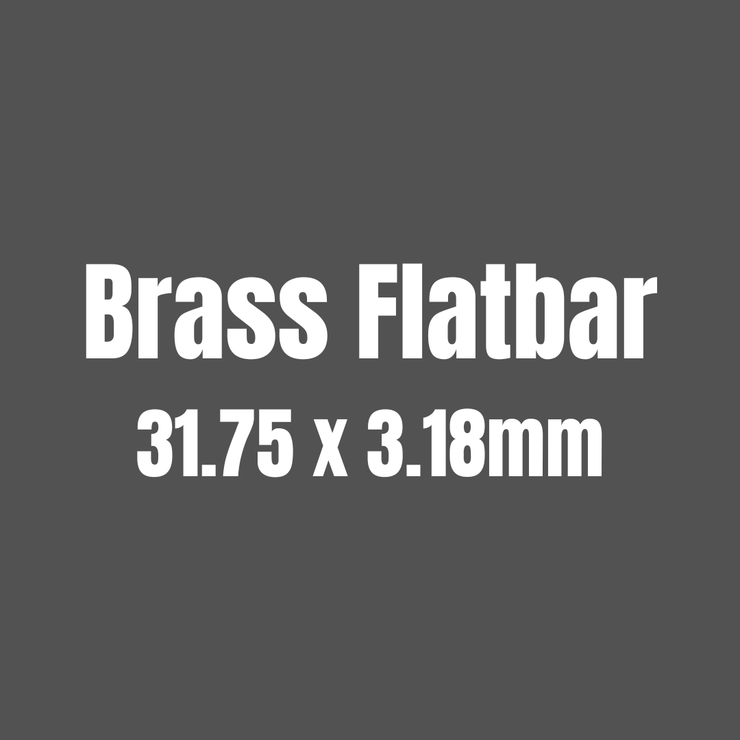 Brass 385 Flat Bar 31.75 x 3.18mm