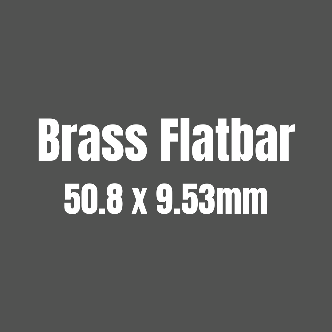 Brass 385 Flat Bar 50.8x9.53mm