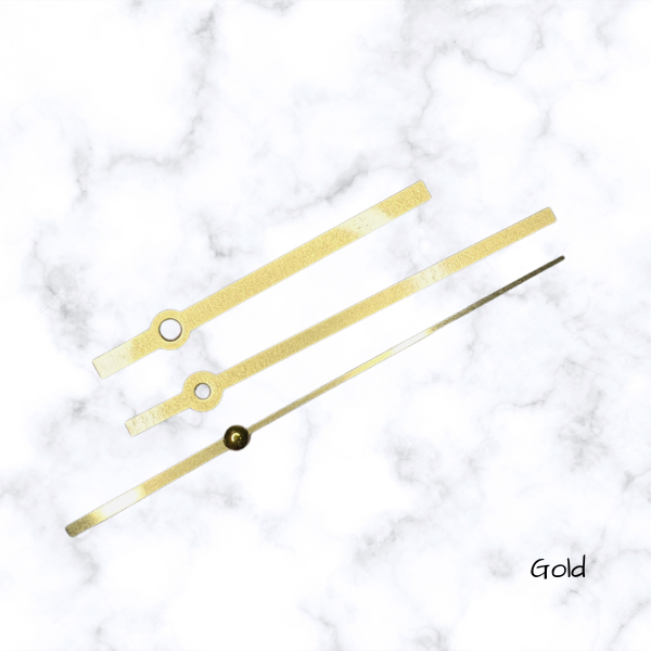 Clock Hands & Mechanism Gold Maker Supplies