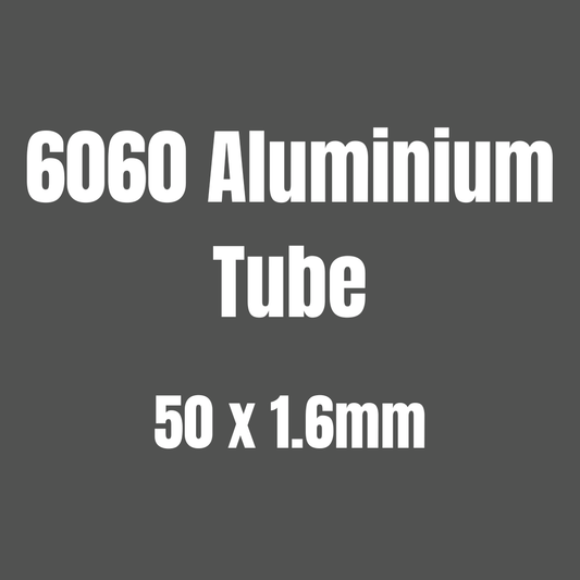 Aluminium 6060 Tube 50x1.6mm