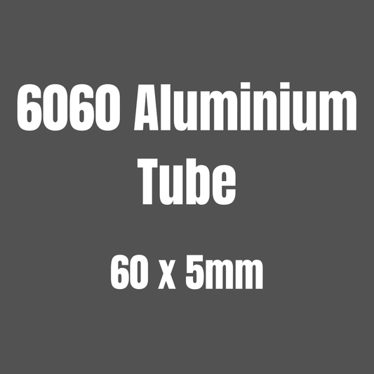 Aluminium 6060 Tube 60x5mm