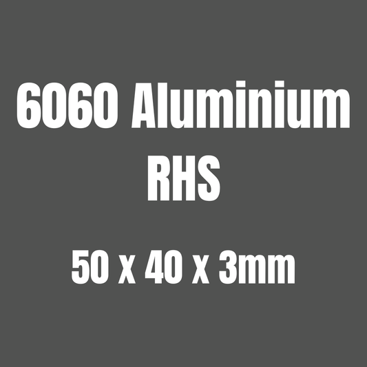 Aluminium 6060 RHS 50x40x3mm