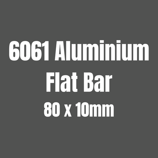 Aluminium 6061 Flat Bar 80x10mm