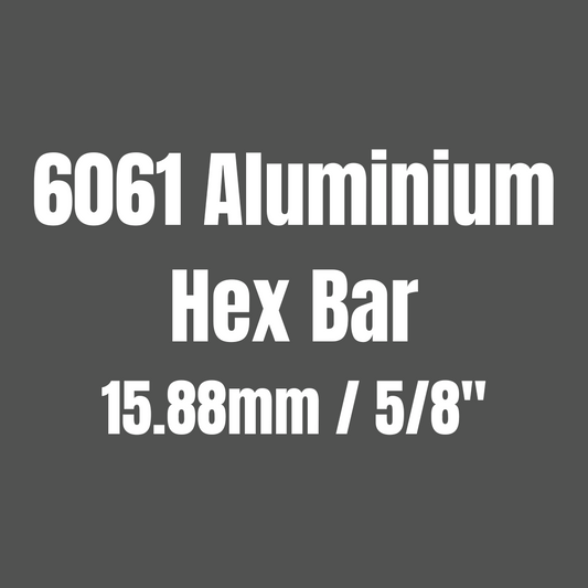 6061 Postcode 6061 Aluminium Hex Bar – Maker Supplies