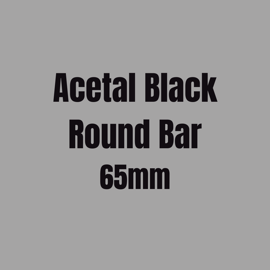 Acetal Black Round Bar 65mm