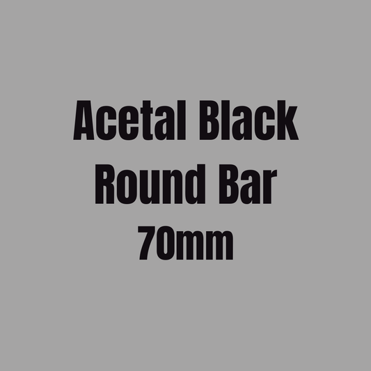 Acetal Black Round Bar 70mm