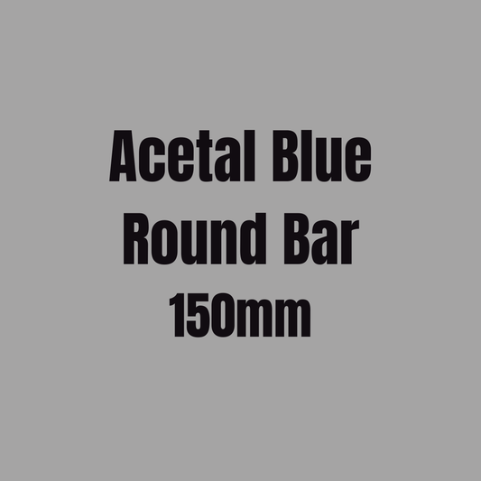 Acetal Blue Round Bar 150mm