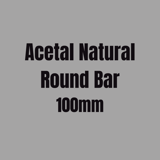 Acetal Natural Round Bar 100mm