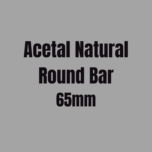 Acetal Natural Round Bar 65mm