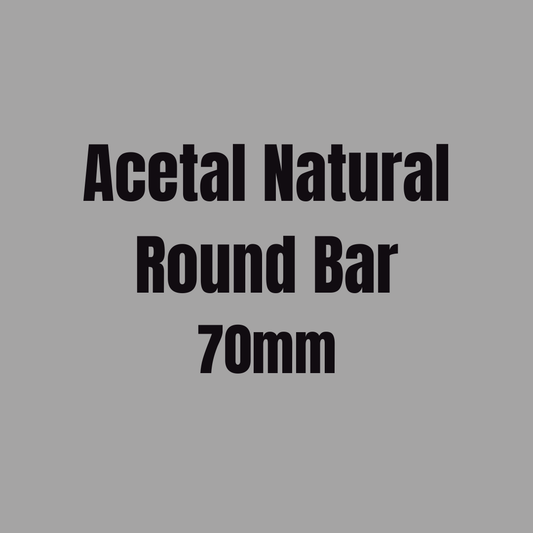 Acetal Natural Round Bar 70mm