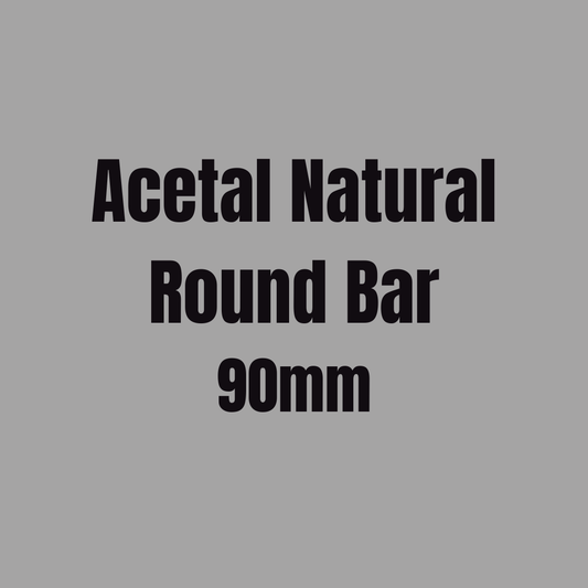 Acetal Natural Round Bar 90mm