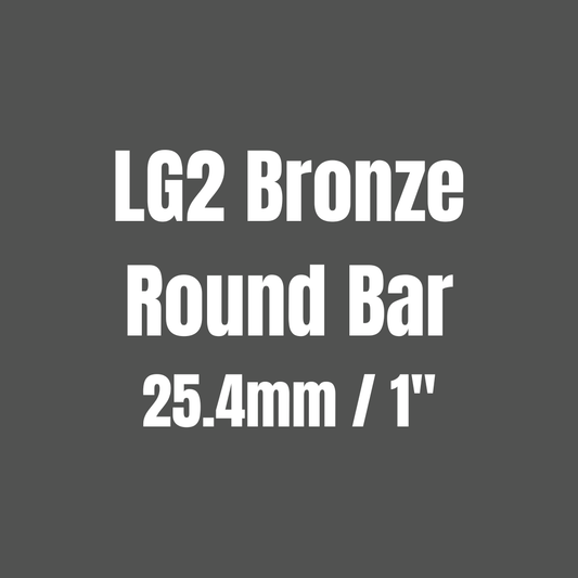 Bronze LG2 Round Bar 25.4mm
