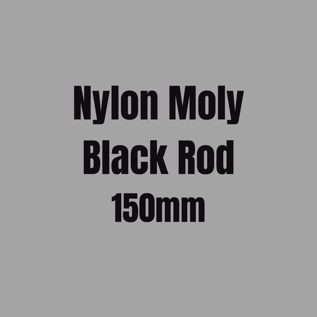 Nylon Moly Black Rod 150mm