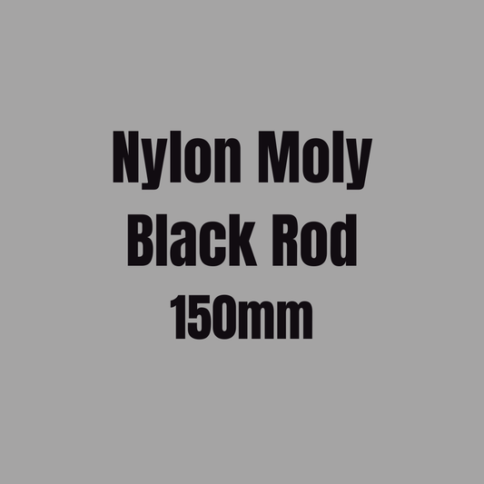 Nylon Moly Black Rod 150mm