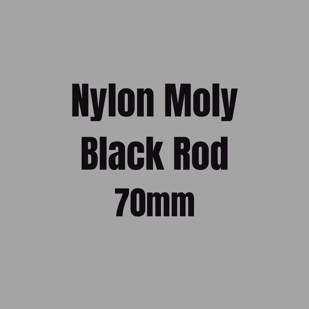 Nylon Moly Black Rod 70mm