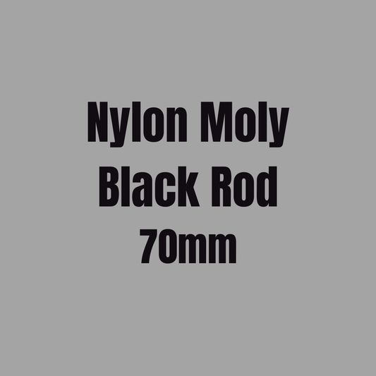 Nylon Moly Black Rod 70mm