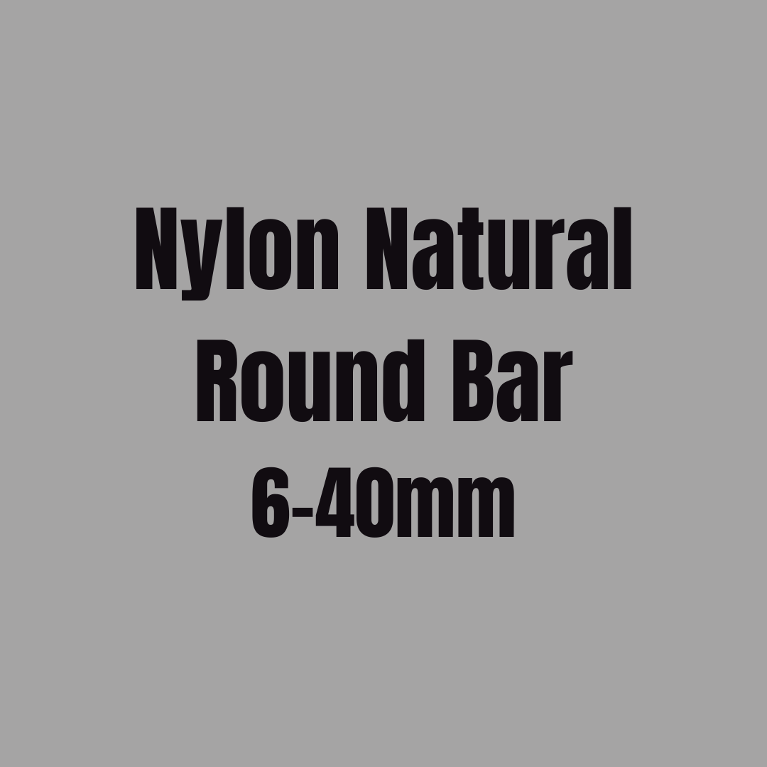 Nylon Natural Round Bar up to 40mm