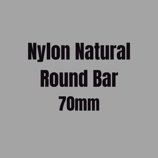 Nylon Natural Round Bar 70mm