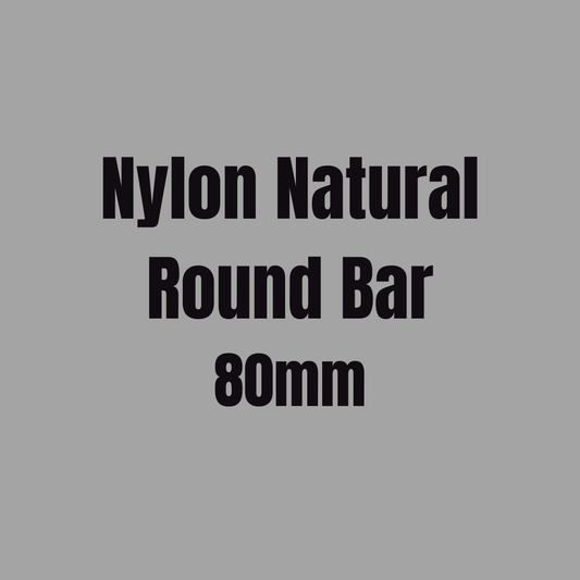 Nylon Natural Round Bar 80mm
