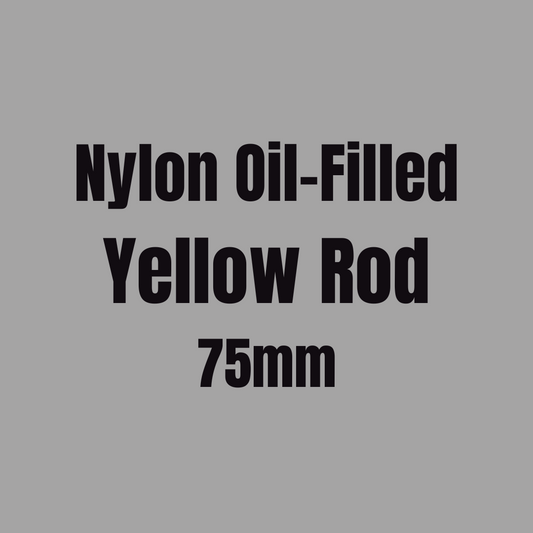 Nylon Oil-Filled Yellow Rod 75mm