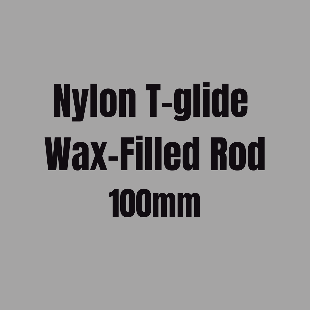 Nylon T-glide Wax-Filled Rod 100mm