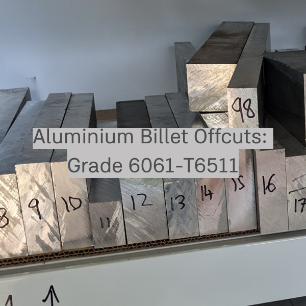 Aluminium Billet Grade 6061-T6511 | 253 x 62 x 50mm