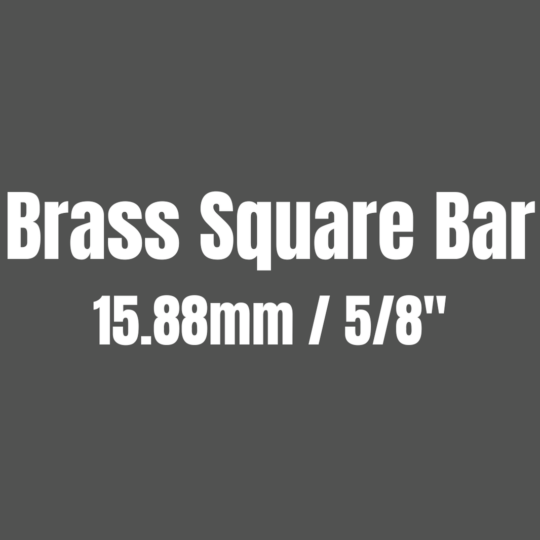 385 Brass Square Bar – Maker Supplies