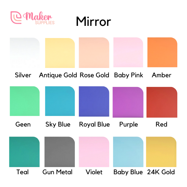 Rectangle (Rounded) Mirror Maker Supplies